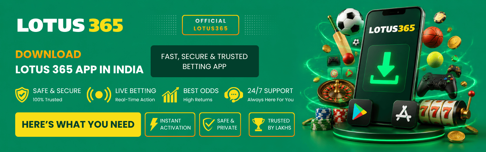 Download Lotus 365 App in India – Fast, Secure & Trusted Betting App