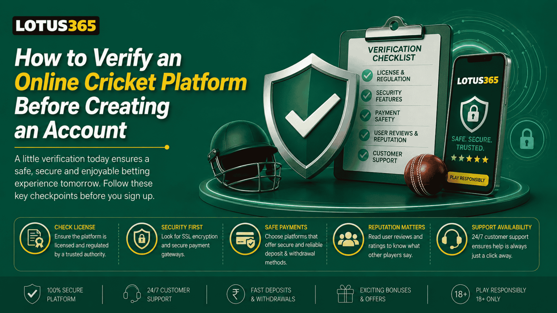 How to Verify an Online Cricket Platform Before Creating an Account