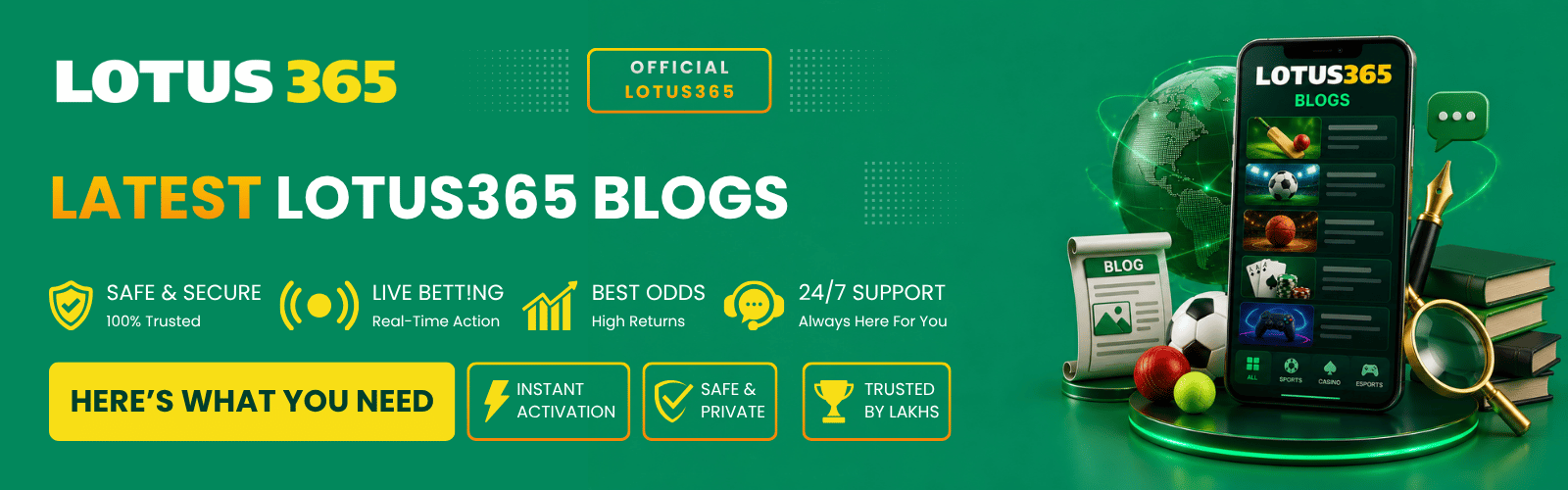 Latest Lotus365 Blogs