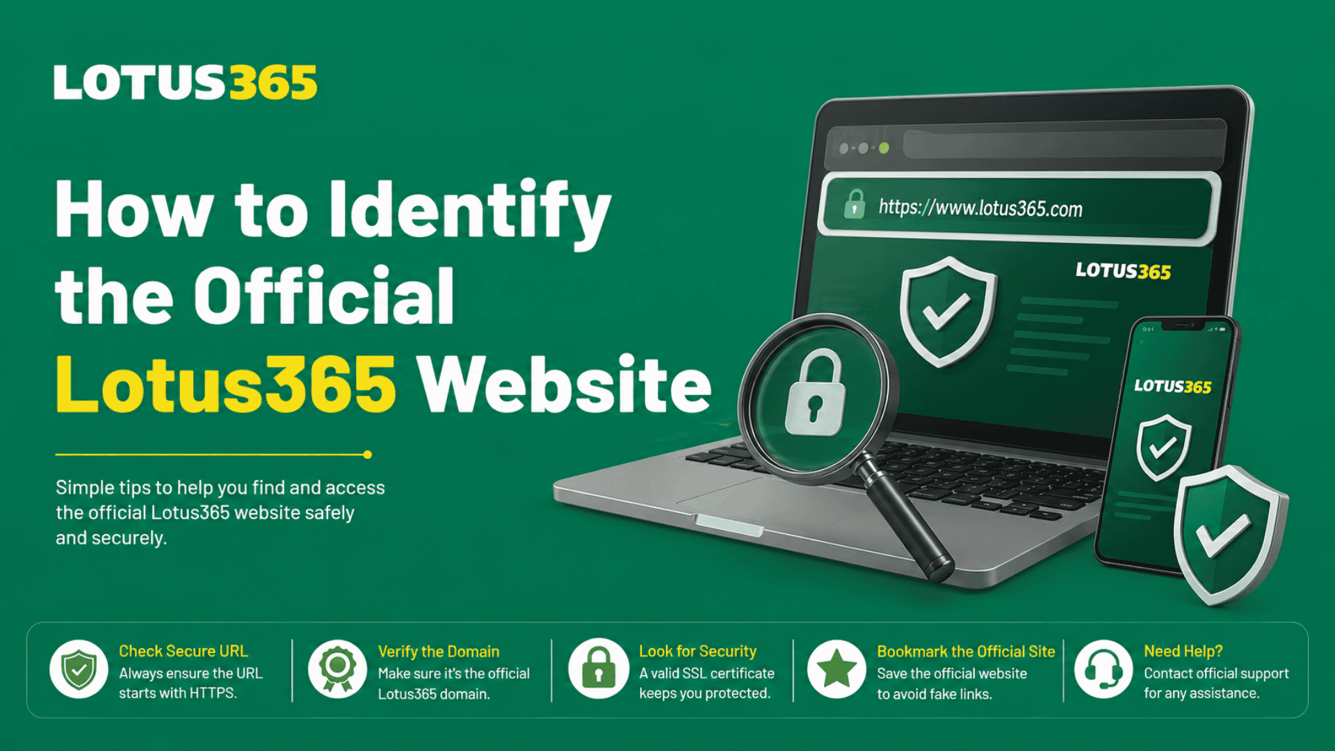How to Identify the Official Lotus365 Website