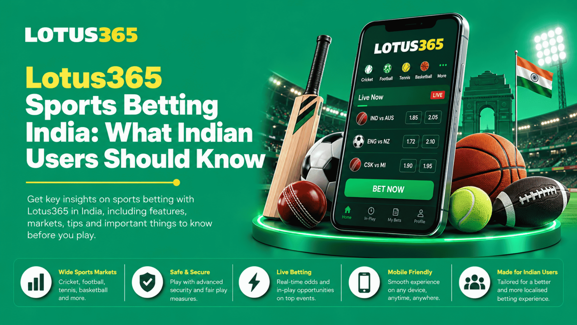Lotus365 Sports Betting India What Indian Users Should Know