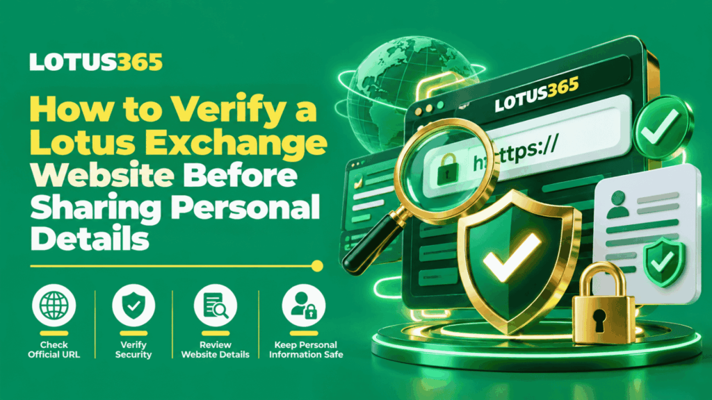 How to Verify a Lotus Exchange Website Before Sharing Personal Details