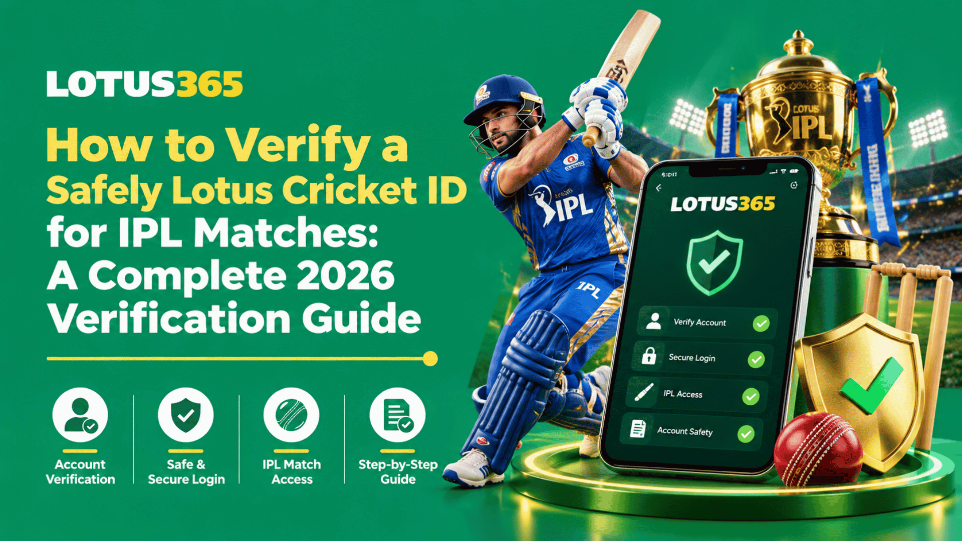 How to Verify a Safely Lotus Cricket ID for IPL Matches A Complete 2026 Verification Guide