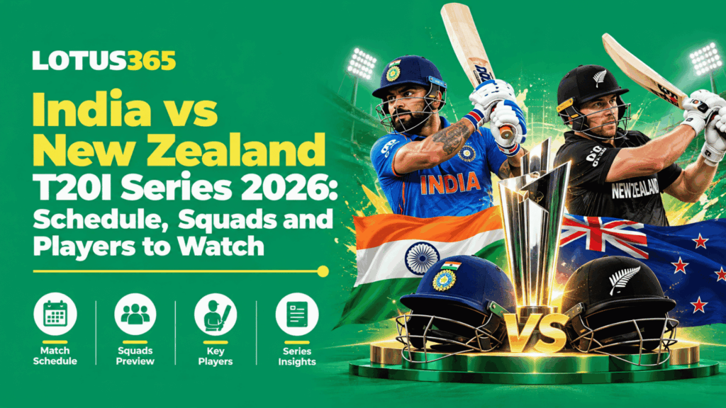 India vs New Zealand T20I Series 2026 Schedule, Squads and Players to Watch