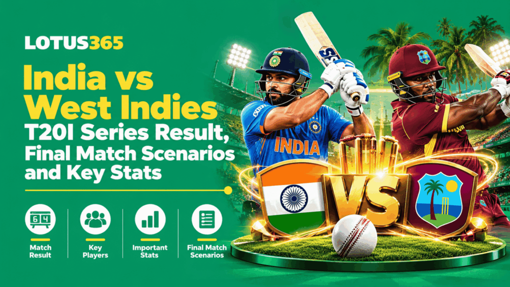 India vs West Indies T20I Series Result, Final Match Scenarios and Key Stats