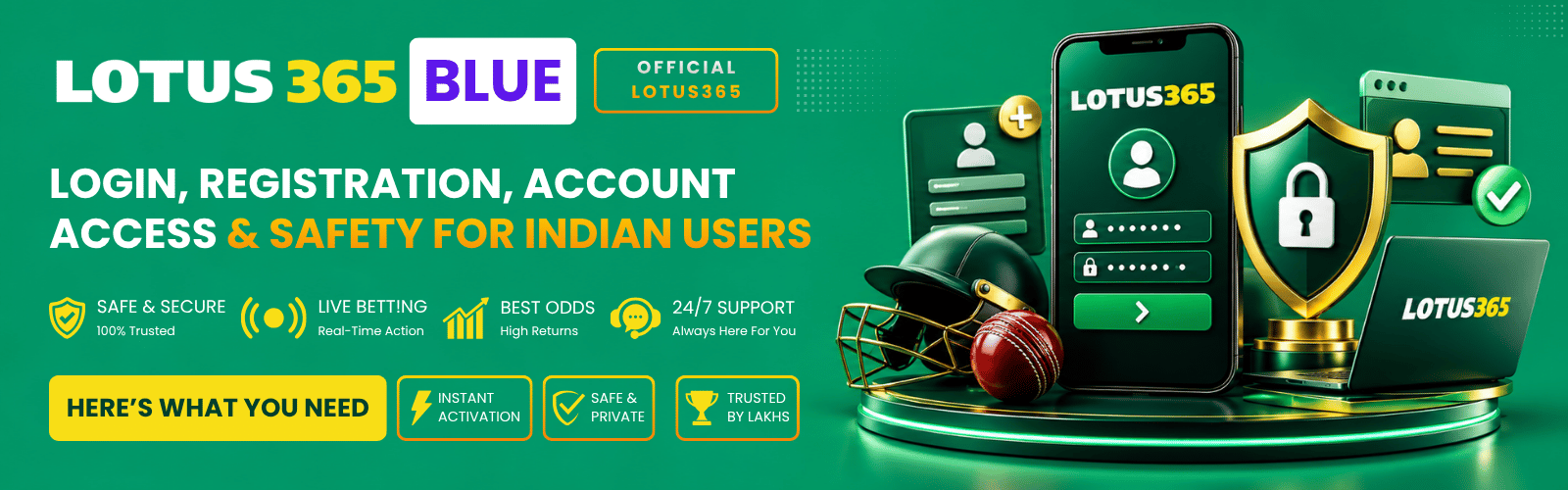 Lotus365 Blue – Your Guide to Online Entertainment & Account Access for Indian users