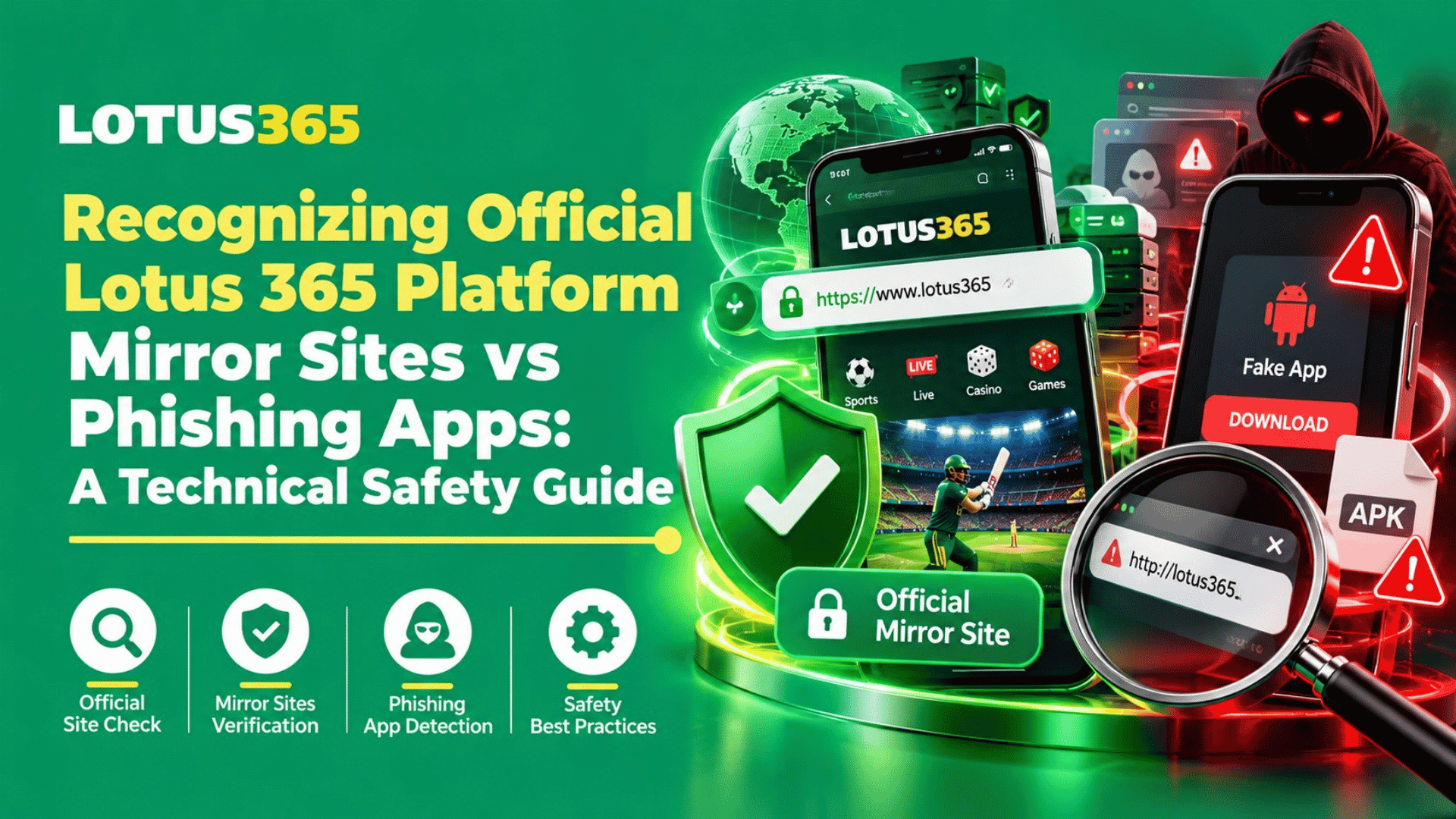Recognizing Official Lotus 365 Platform Mirror Sites vs Phishing Apps A Technical Safety Guide
