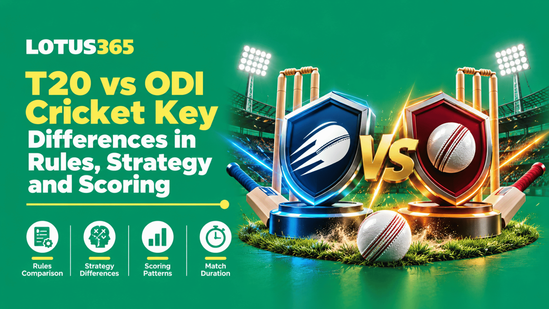 T20 vs ODI Cricket Key Differences in Rules, Strategy and Scoring